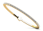 Lab Diamond Flexi-Bangle - Choice of  1.45ct to 4.83ct Total Weight - Choice of White Gold or Yellow Gold